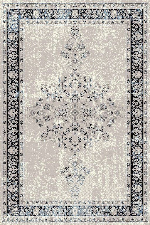 Focus Rug 1511 Grey Black.