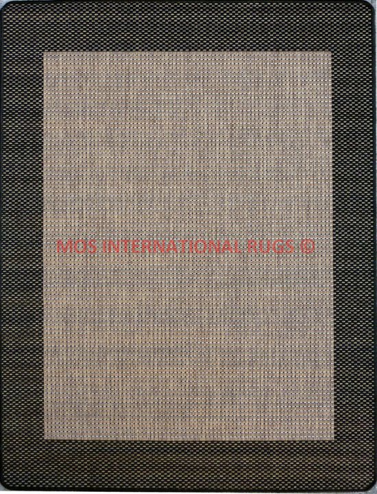 Suva Coffee Black 17/121 Hall Runner rubberbacked.