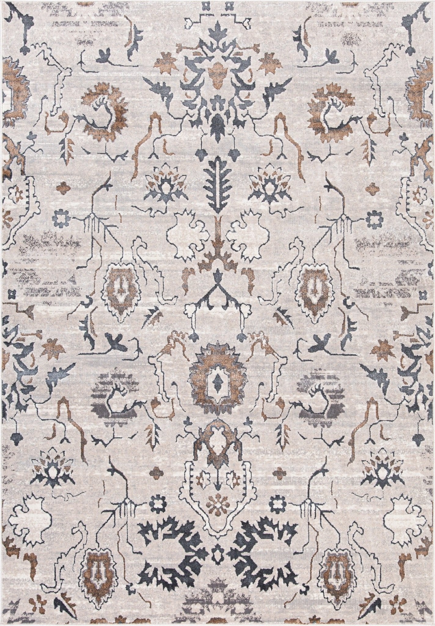 Salona quality transitional rug 5561 Y Bone color.