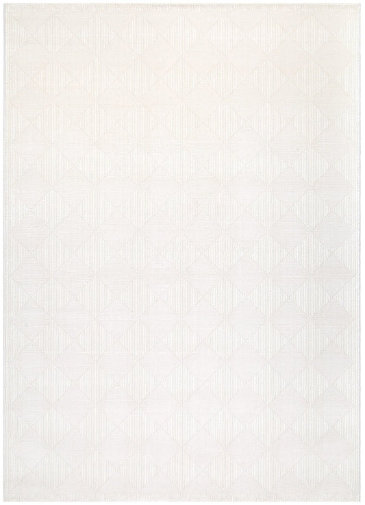 Amalfi Intricate Diamonds Cream Rug - AMAL06