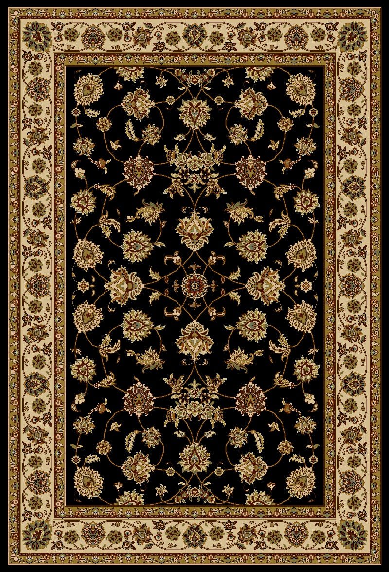 Agrabah Traditional Rug 173 Black.