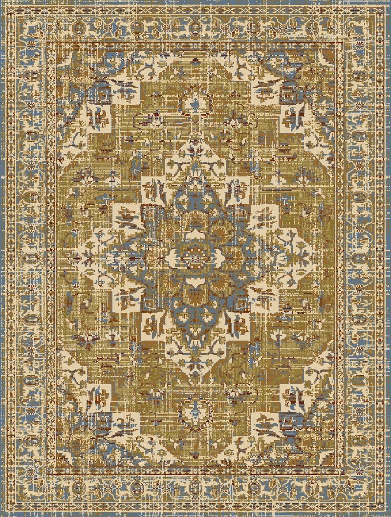 Agrabah Traditional Rug 3748 Blue.