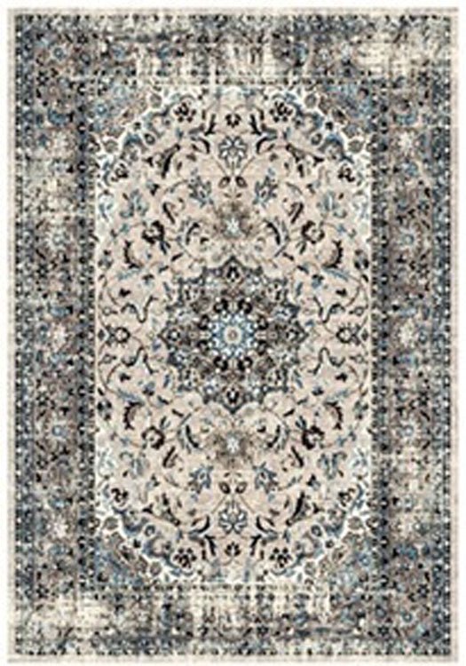 Focus Affordable Rug 1501 Blue.