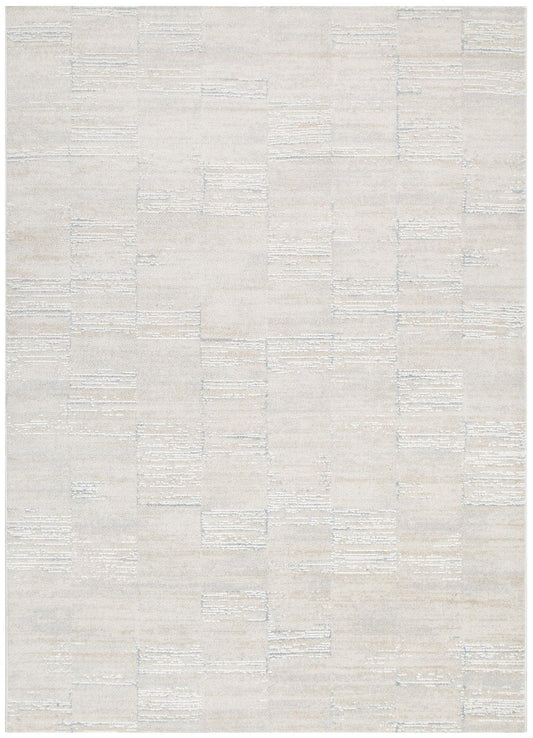 Trend Distressed Beige and Grey Rug - T300