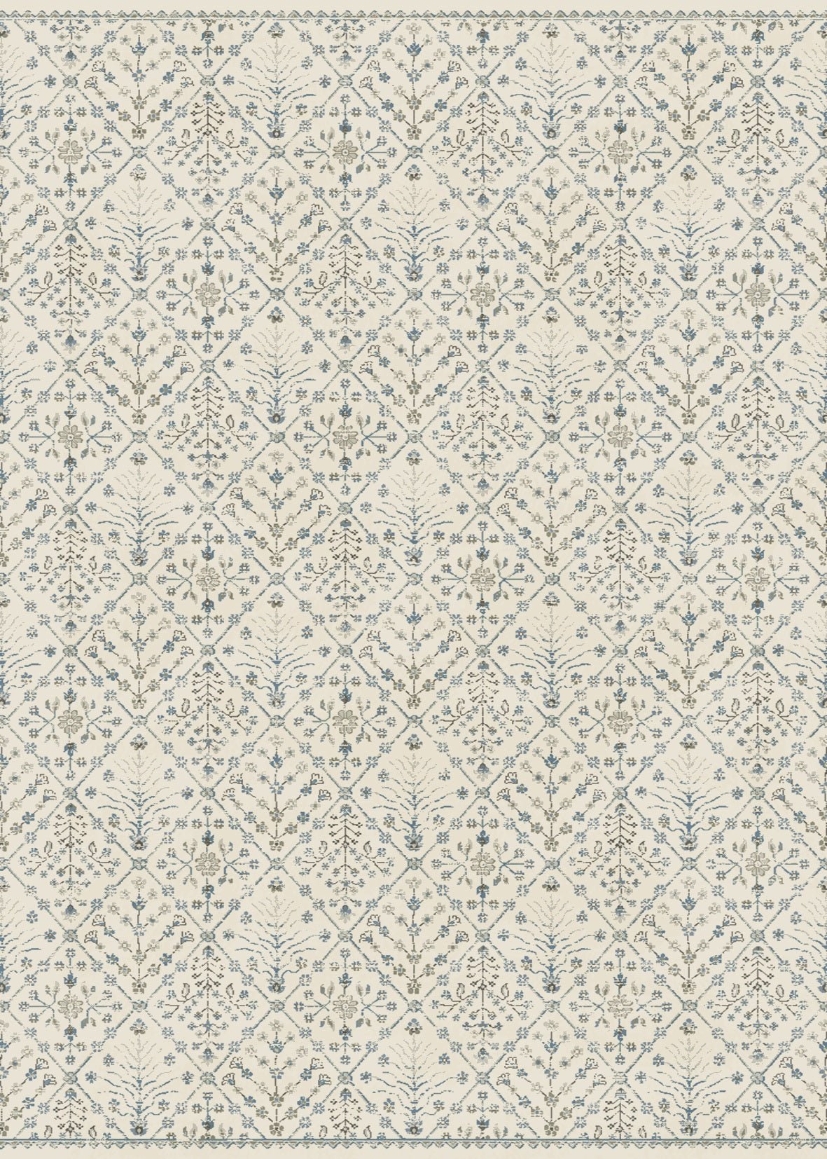 Prudence Traditional cheap Rug 17201 Ivory.