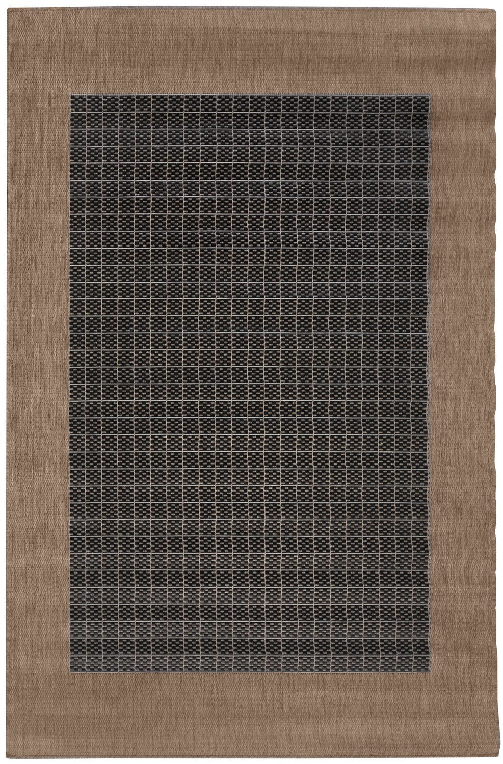 Suva rubberback rug runner Black Coffee 405/112.