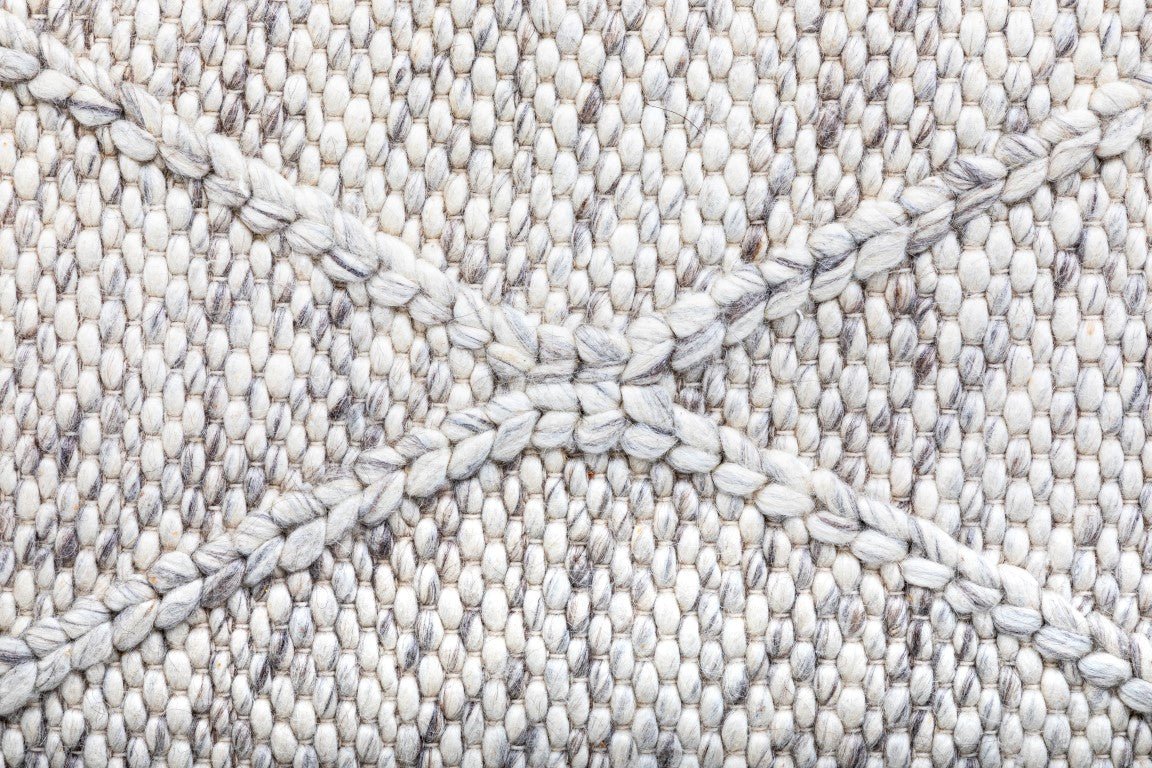 Colombo Wool Rug 1271 Light Grey.