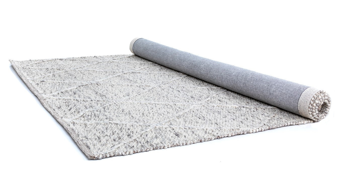 Colombo Wool Rug 1271 Light Grey.