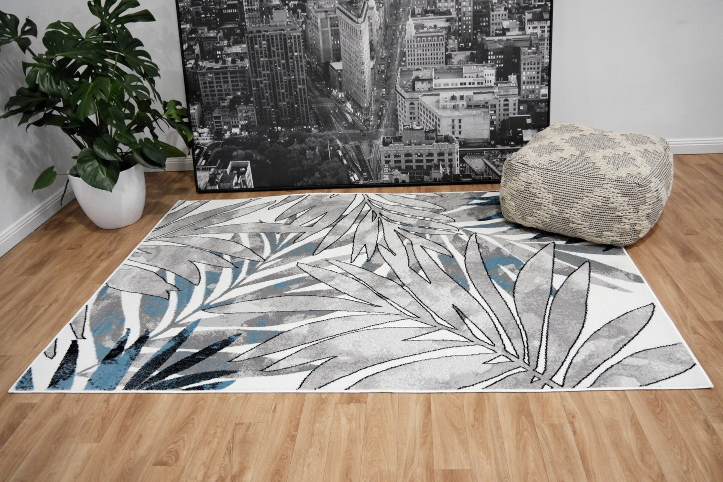 Focus Contemporary rug 5143 Multi Grey.