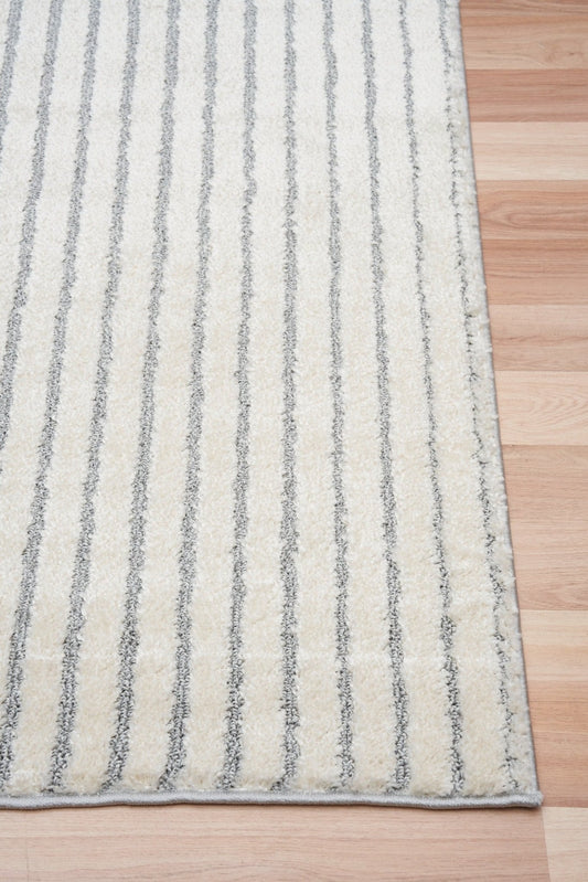 Marli Turkish rug 12416 Ivory Light Grey.