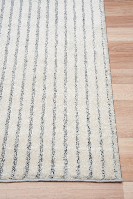 Marli Turkish rug 12416 Ivory Light Grey.