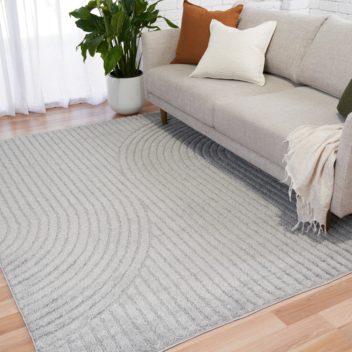 Marli Turkish Rug 12416 Light Grey.