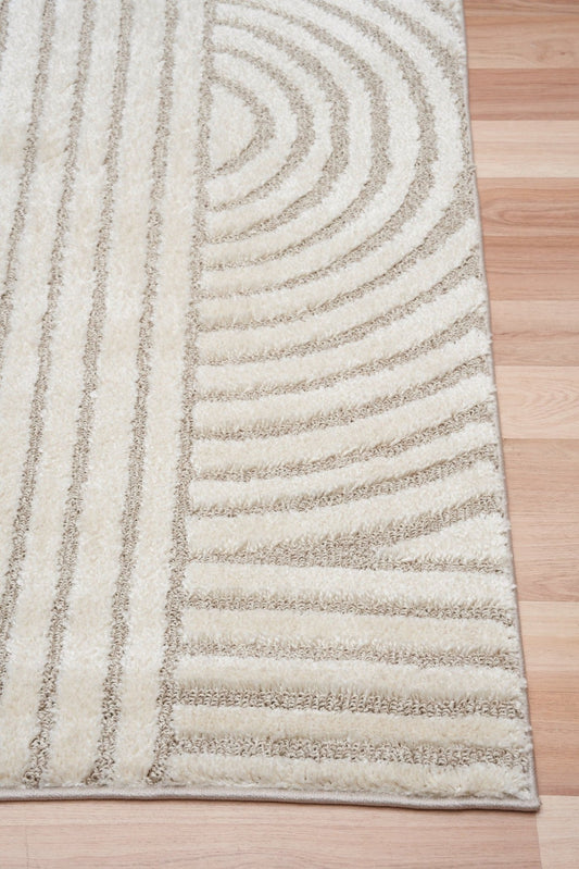 Marli Area soft Rug 12417 Ivory Beige.