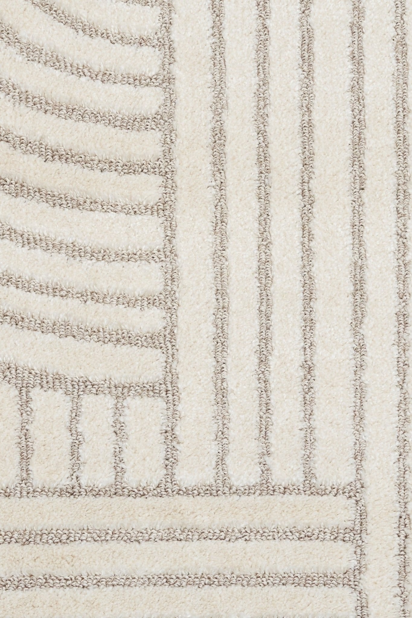 Marli Area soft Rug 12417 Ivory Beige.