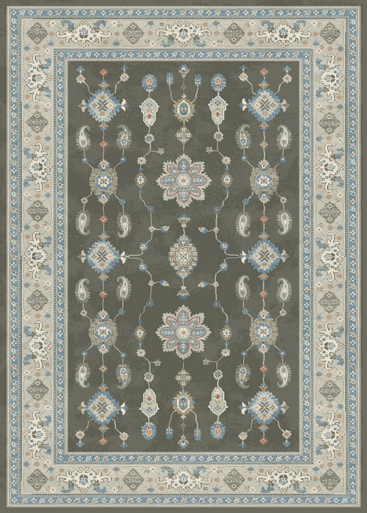 Prudence Traditional rug 17208 Khaki - Rugs PointMagento Product