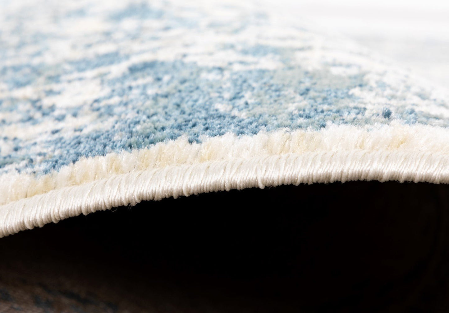 Raffia Rug 2367 Blue colour.