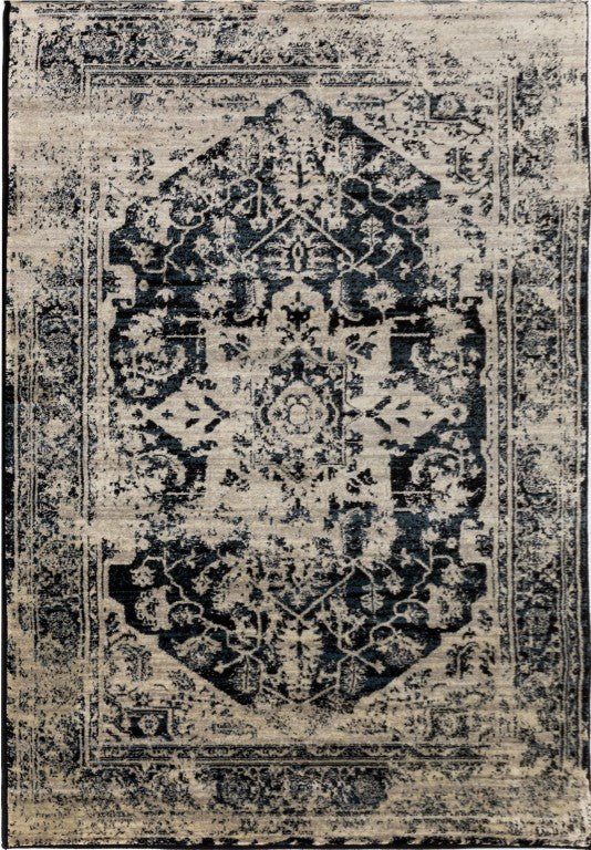 Raffia carpet 1805 Black.