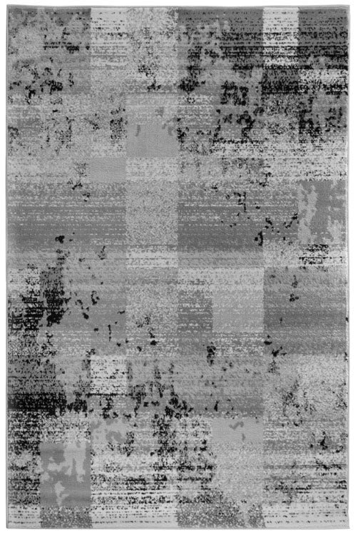 Focus Abstract Rug 6081 Grey.