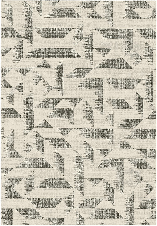 Prudence floor carpet Rug 17257 Grey Gold.