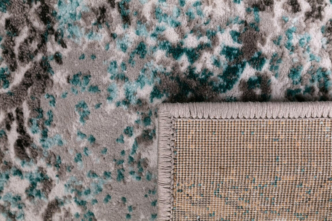 Cannon Modern/Contemporary Rug 8313 Grey Blue Rug.