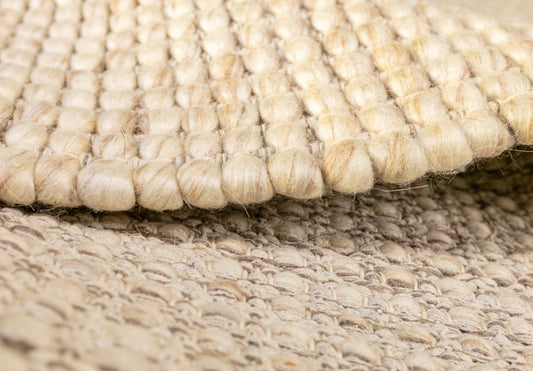 Dasha Wool Rug Beige.