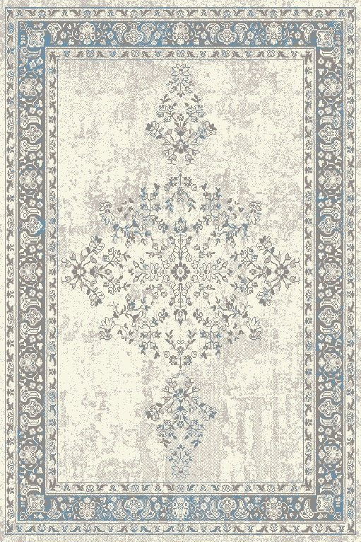 Focus Modern rugs 1511 Cream Blue.