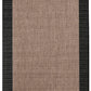 Suva Coffee Black 17/121 rubber back runner/rug.
