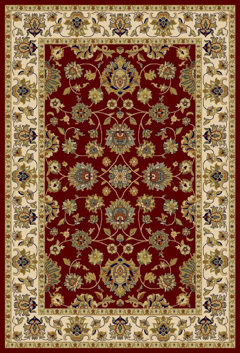 Agrabah Traditional Rug 538 Burgundy.