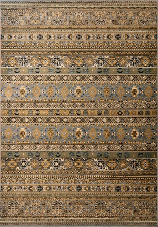 Afghan Traditional Rug Wedgwood Blue.