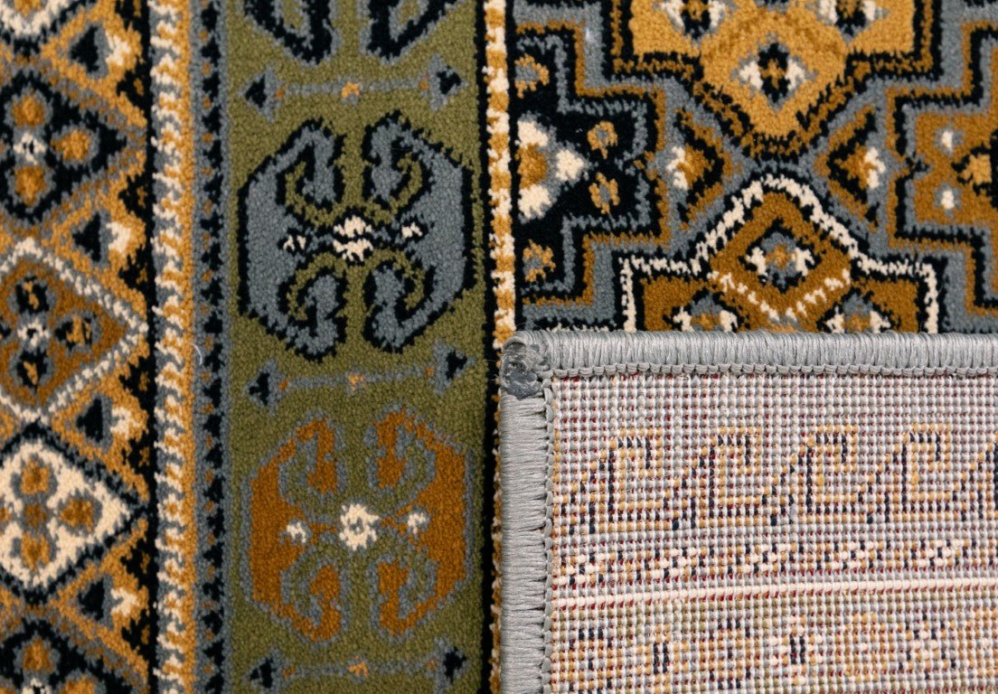 Afghan Traditional Rug Wedgwood Blue.
