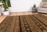 Afghan Traditional Rug Black.