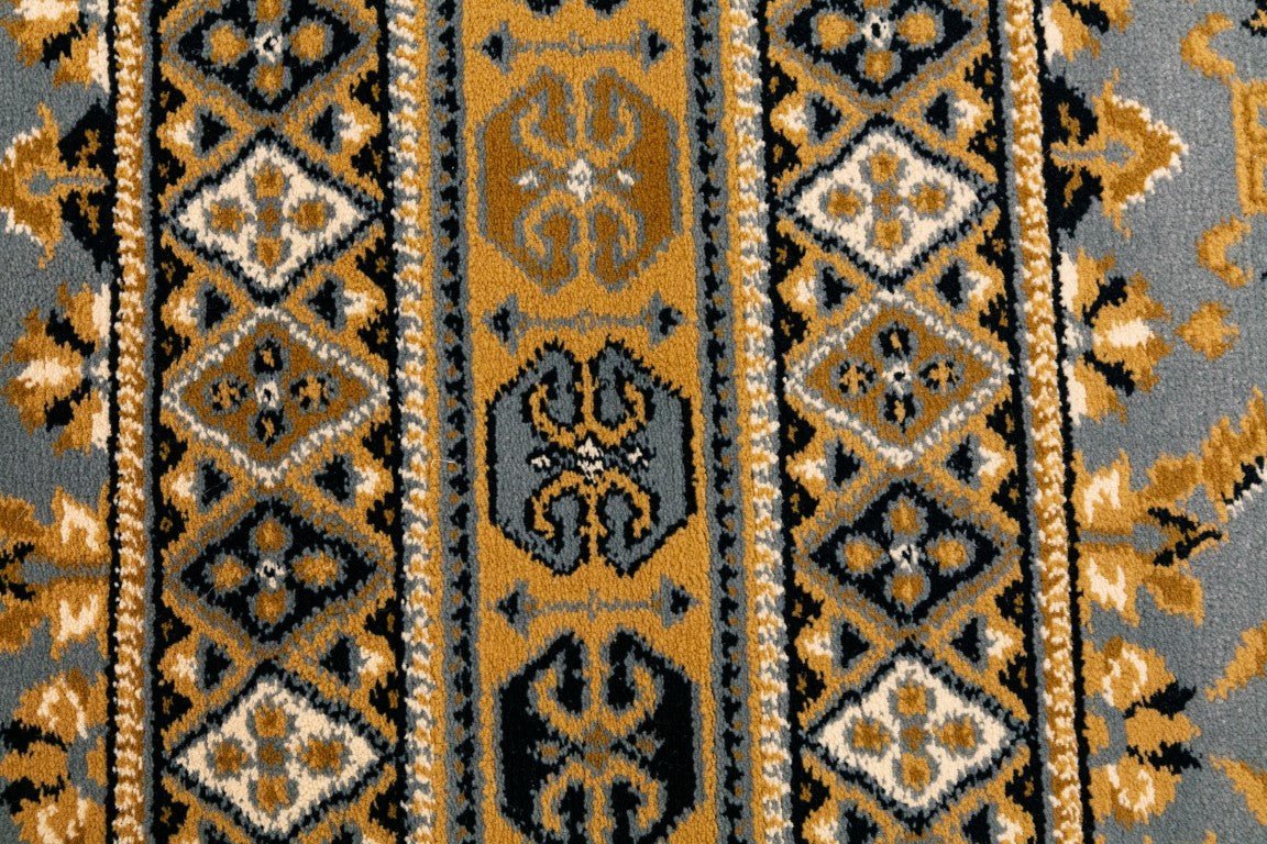 Afghan Traditional Rug Wedgwood Blue.