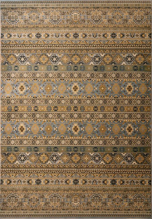 Afghan Traditional Rug Wedgwood Blue.