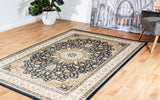 Agrabah Traditional Rug 119 Navy.