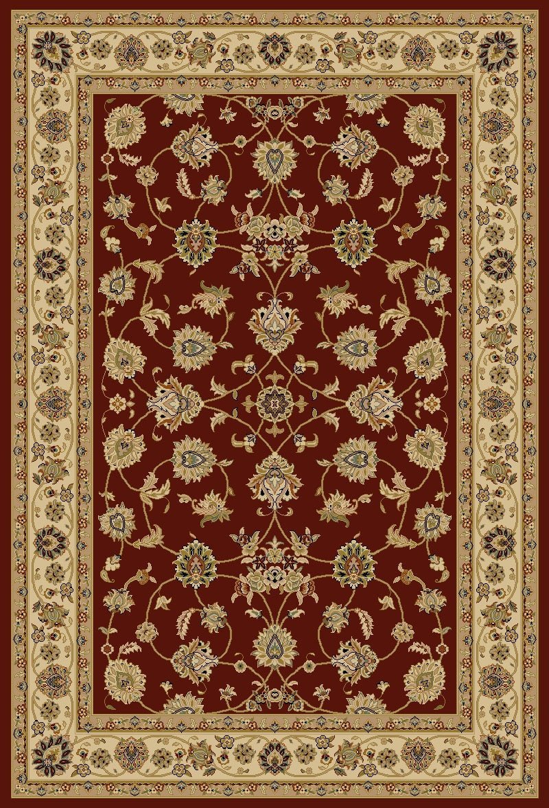 Agrabah Traditional Rug 173 Burgundy.
