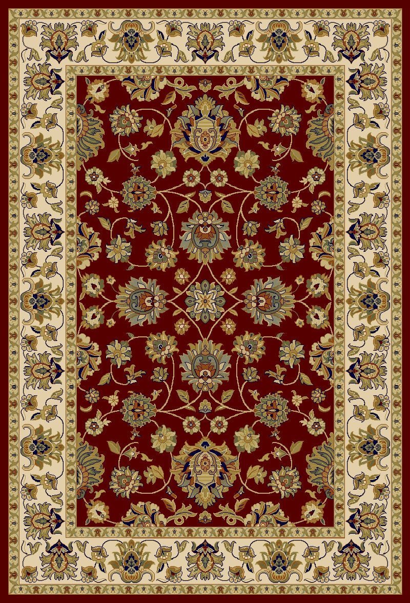 Agrabah Traditional Rug 538 Burgundy.