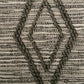 Anita  modern wool floor Rug Charcoal 10205.