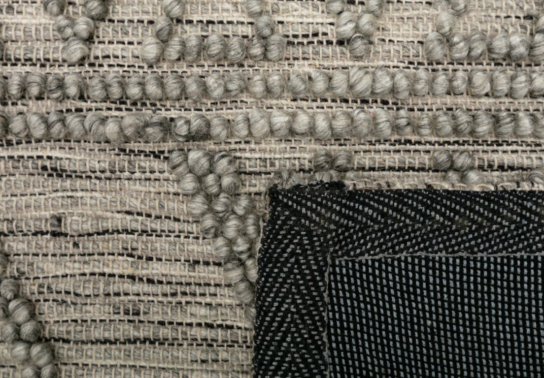 Anita Wool modern Rug Grey.