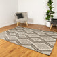 Anita Wool modern Rug Charcoal 10207.