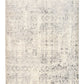 ARUBA 6908 rectangular area rug with distressed abstract light beige and gray pattern