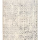 ARUBA 6908 rectangular area rug with distressed abstract light beige and gray design