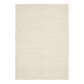 Cream woven area rug with fine textured surface