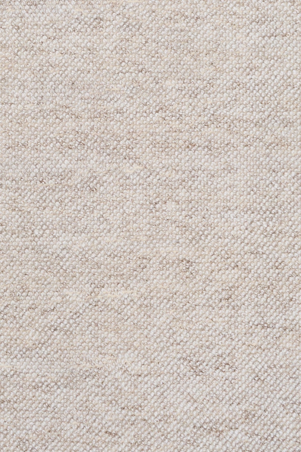 Light beige textured woven area rug close-up of surface