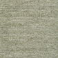Olive green textured area rug, close-up woven pattern