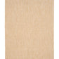 Beige woven square rug with even weave and fine, speckled texture.