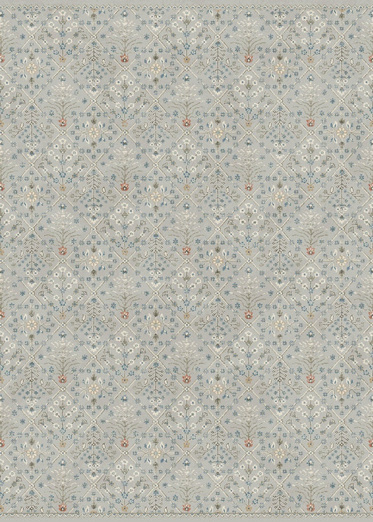 Prudence Traditional Rug 17201 Peach Cream.