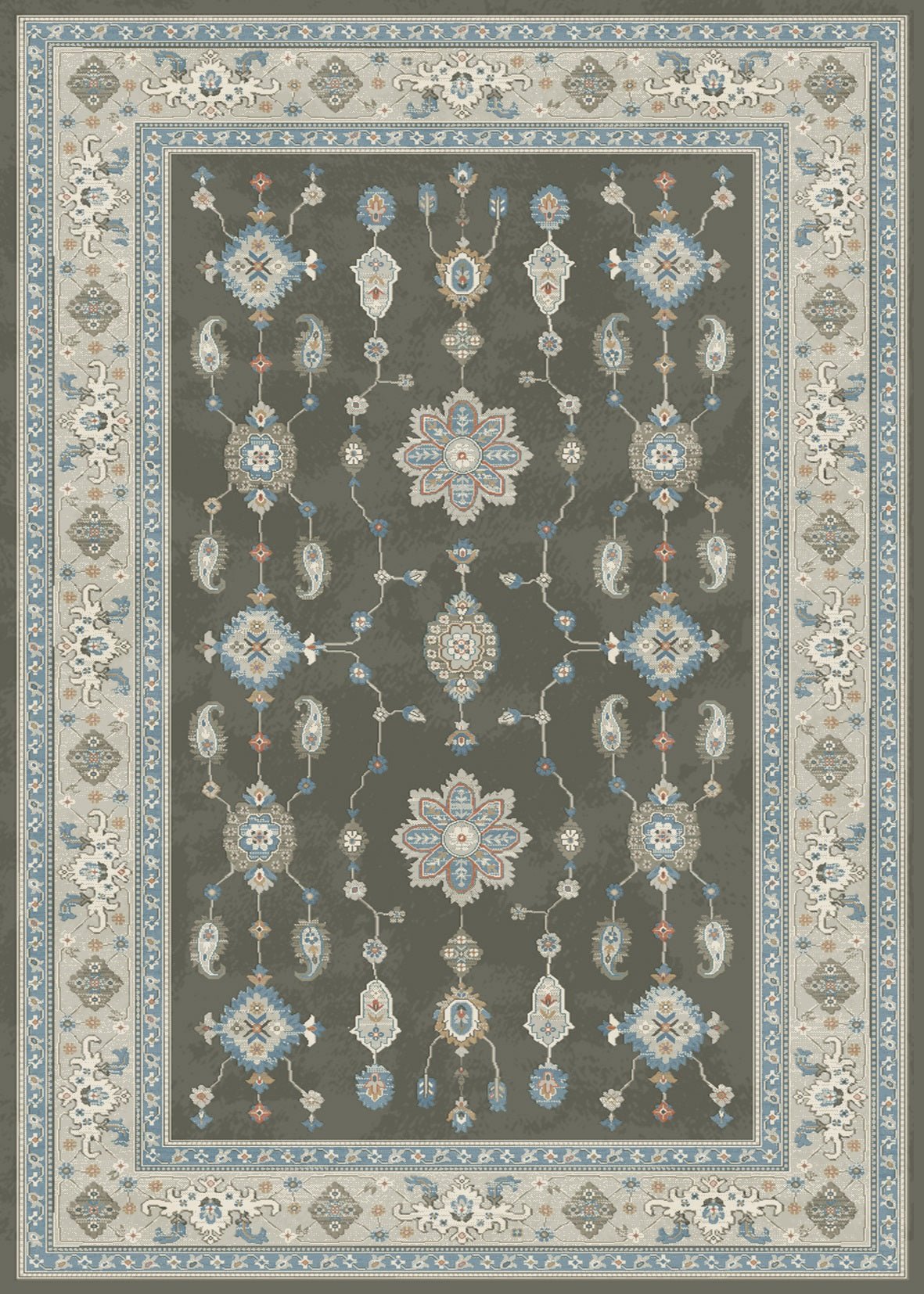 Prudence Traditional rug 17208 Khaki.