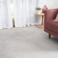 Celine Supersoft Rug Silver.