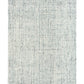 Cleo Blue textured area rug, light blue speckled design in full view