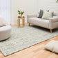 Cleo Blue textured area rug, light blue speckled design